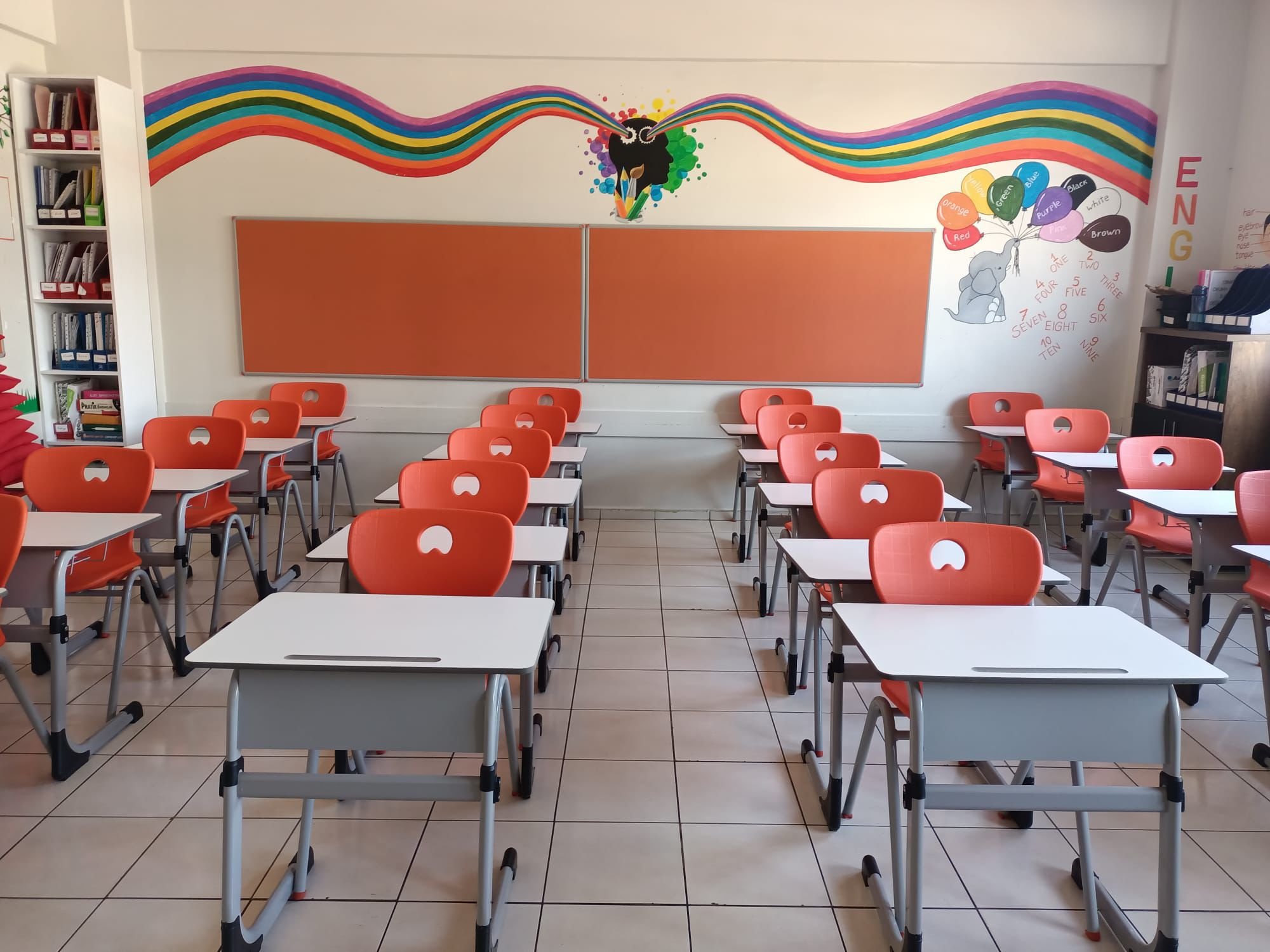 Abdulkadir Özkan İlkokulu - Antalya - Tek Kişilik Okul Sırası ve Monoblok Sandalye